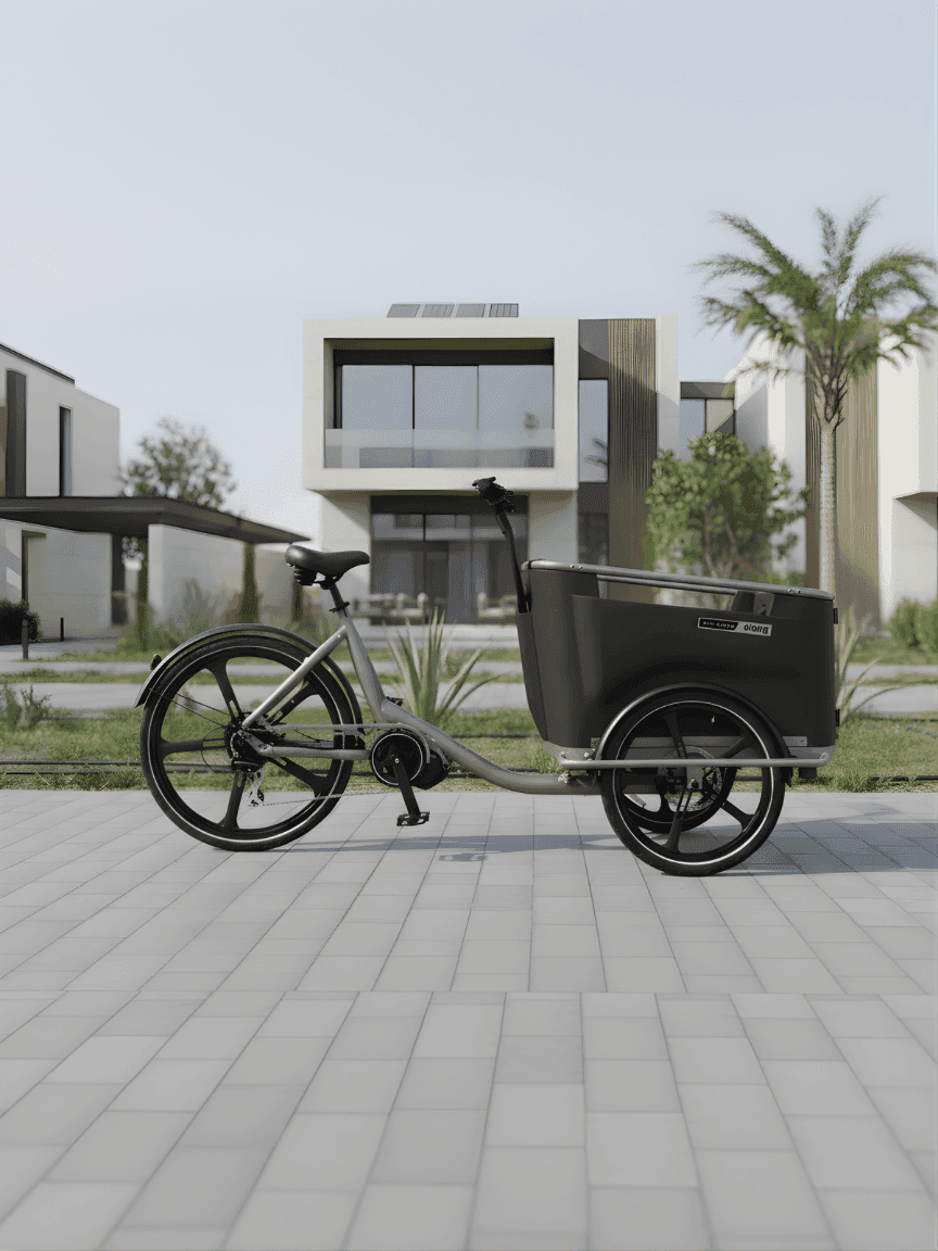 The Click - Three wheels, built for families, prioritizing safety by design.